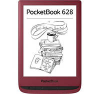 Електронна книжка PocketBook 628 Touch Lux 5 Ruby Red (PB628-R-CIS)