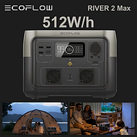 EcoFlow RIVER 2 MAX 512 Вт УМБ Гарантия. Зарядная станция Экофлоу ривер макс 2 .Быстрая зарядка екофлоу