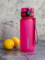 Бутылка для воды UZSPACE y Pink 650 мл Розовая