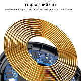Швидке бездротове заряджання 15W для телефона Apple iPhone, SAMSUNG, Huawei, Xiaomi та ін. ESSAGER чорна, фото 9
