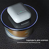 Швидке бездротове заряджання 15W для телефона Apple iPhone, SAMSUNG, Huawei, Xiaomi та ін. ESSAGER чорна, фото 4