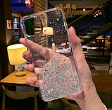 Блискучий чохол з срібною фольгою Samsung Galaxy A22 5G (SM-A226), фото 2