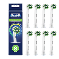 Насадки Cross Action EB50RB (8 шт) для зубной щетки Oral B насадка на электрощетку орал би браун кроссэкшен