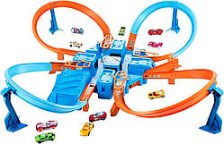 Трек Hot Wheels Небезпечне перехрестя Хот Вілс Criss Cross Crash Track Set! DTN42 Ігровий набір Mattel Оригінал