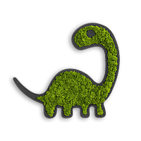 Піктограма Динозавр декор для дитячої з зеленим мохом