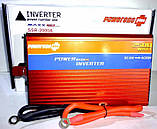 Перетворювач напруги Powerone plus 2500W 12V-220V, Підвищувальний інвертор, Автоінвертор, фото 6