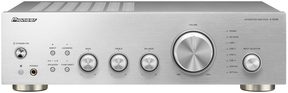 Стереопідсилювач Pioneer A-40AE Silver