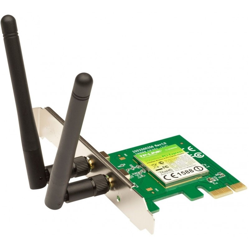 Бездротова Wi-Fi карта PCIe N300 LP/HP TP-Link TL-WN881ND 2 ант. 2dBi нова #, фото 1
