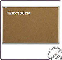 Дошка коркова 120x180см рамка "2х3 C-line" (TCA1218/UA)