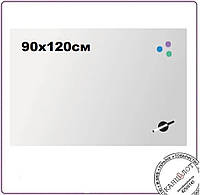 Дошка скляна магнітно-маркерна Axent 9616-21-А, 90x120 см, біла