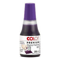 Штемпельная краска на водно-глицериновой основе Colop 25 мл Фиолетовая 801