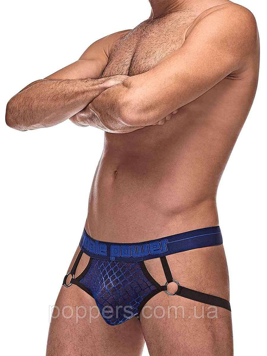 Diamond Mesh – Jock Ring – Navy – L/XL USA