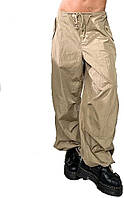 M Khaki Штаны с парашютом Y2k Винтажные брюки-карго Женские уличные спортивные штаны Модные комбинезоны