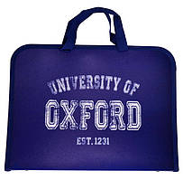 Папка-портфель на блискавці з тканинними ручками "Oxford" 491067