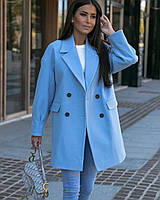 Модное молодежное пальто из кашемира :42-44;46-48 размер