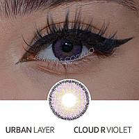 Контактные цветные линзы Urban Layer Cloud R Violet