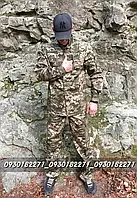 Камуфляжный армейский костюм ЗСУ, форма для военных, охоты и рыбалки, демисезонный. 46