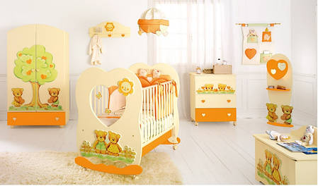 Комплект меблів для дитячої кімнати Baby Expert Cuore, фото 2