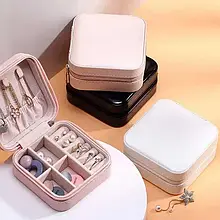 Міні скринька-органайзер для прикрас у сумочку 10 см (різні кольори)