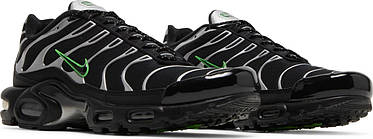 Кросівки Nike Air Max Plus Tn Black Silver Green Strike — DR0139-001, фото 3