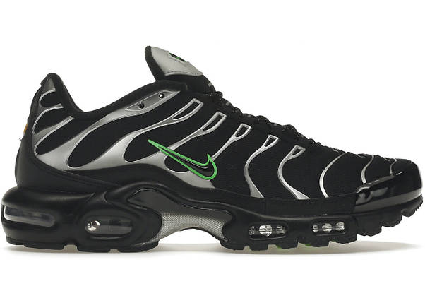 Кросівки Nike Air Max Plus Tn Black Silver Green Strike — DR0139-001, фото 1
