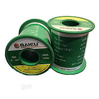 Припой BAKU BK-10002 0,2мм 100гр Sn 97%, Ag 0.3%, Cu 0.7%, Flux 2%