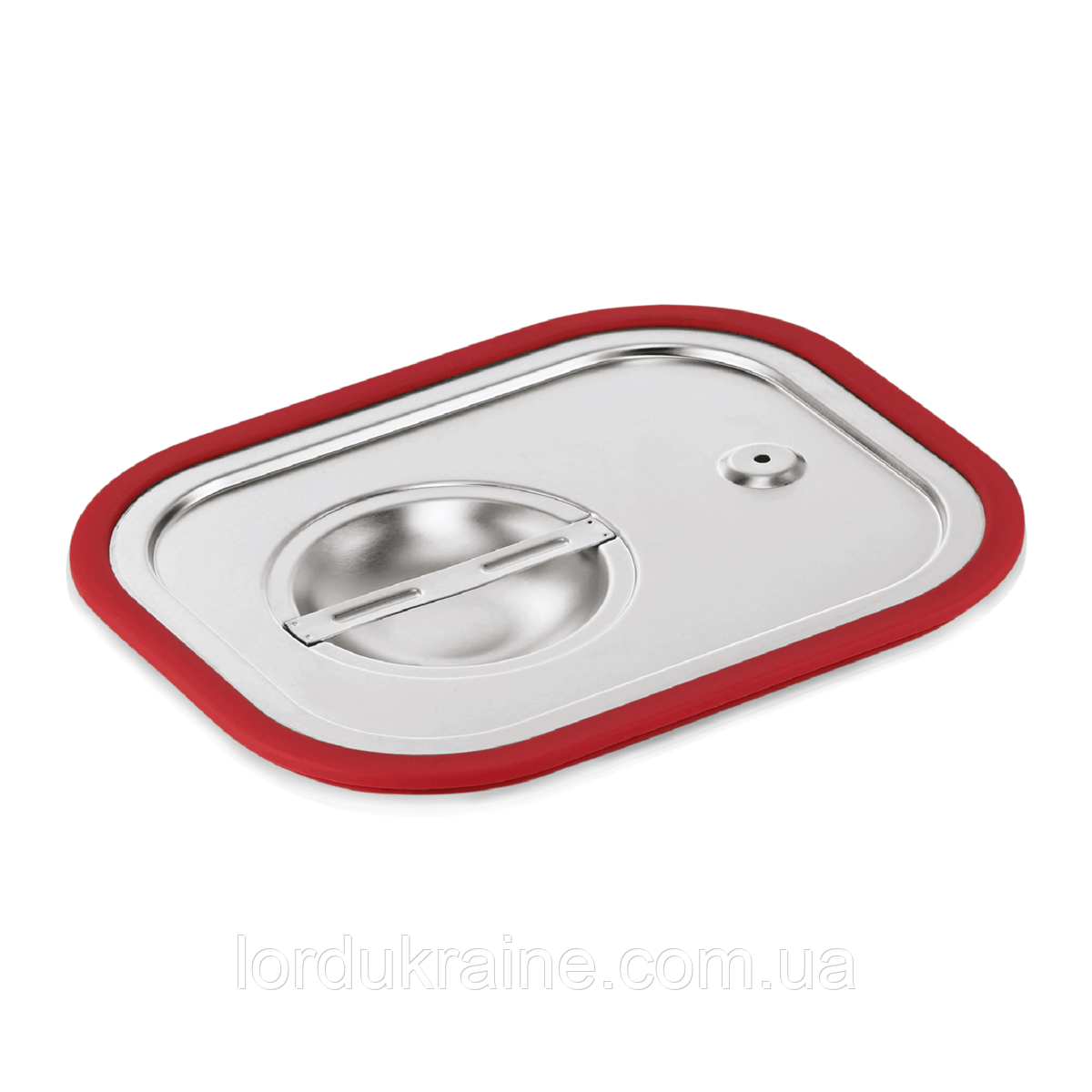 Кришка н/ж Brillis GN 1/2 з силіконовим ущільнювачем для гастроємностей, фото 1