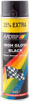 Фарба акрилова аерозольна 500ml "MOTIP" чорний матовий 04006IG (6шт/пач)