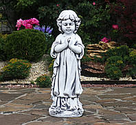 Садовая фигура Молящийся ребенок, стоя 72x24x23 см Гранд Презент ССП12091-1 Серый