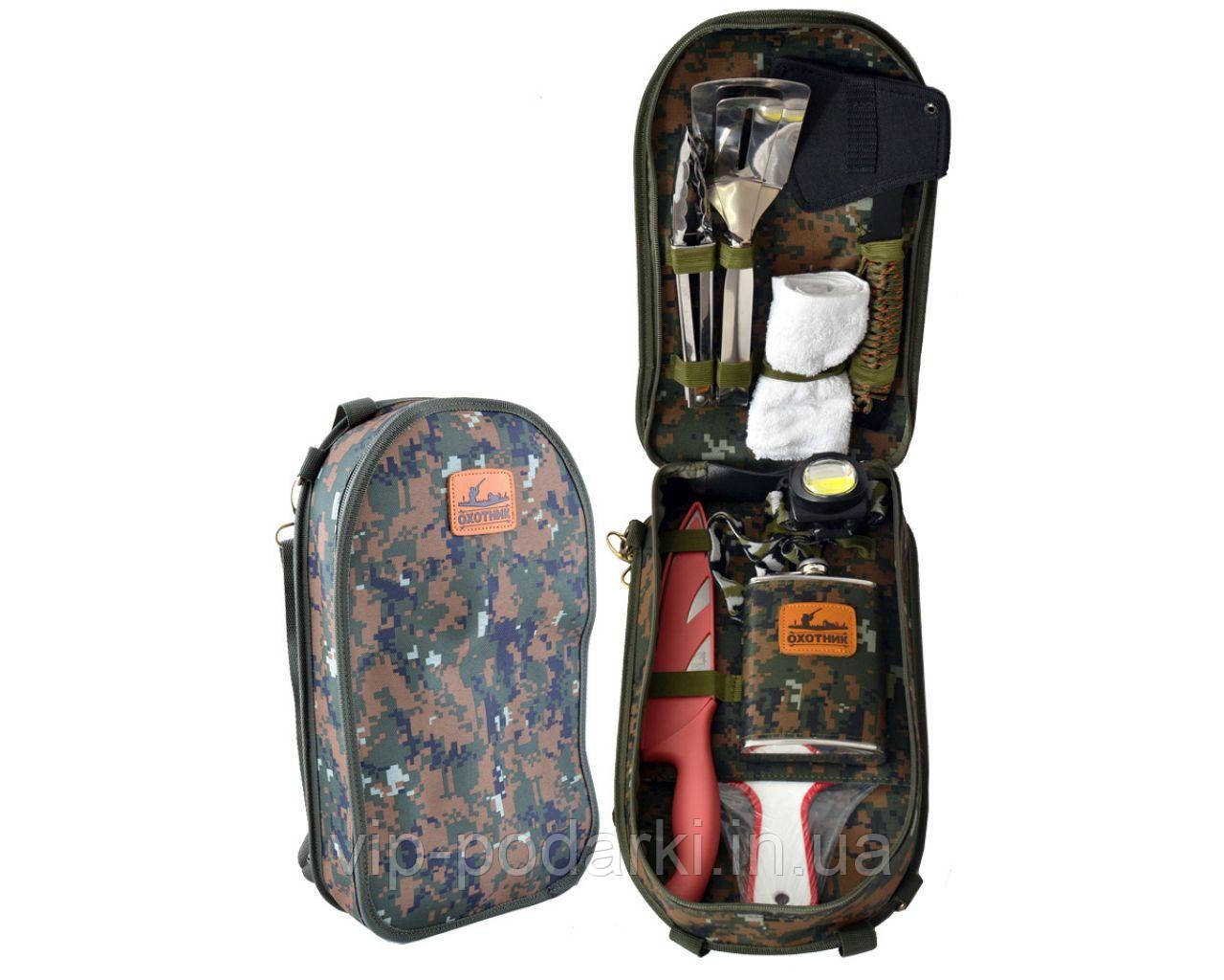 Подарочный набор для охотника 8в1 в камуфляжном рюкзаке. Гранд Презент YB-A - фото 1 - id-p1758424115