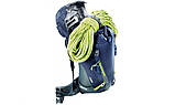 Рюкзак Deuter Guide 45+ cranberry-navy, легкий альпіністський рюкзак з вентиляцією та Х-обраним каркасом., фото 2