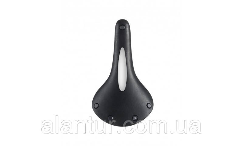 Сідло Brooks Cambium C17 Carved Black - Водонепроникне велосипедне сідло для туризму та комфорту, фото 1