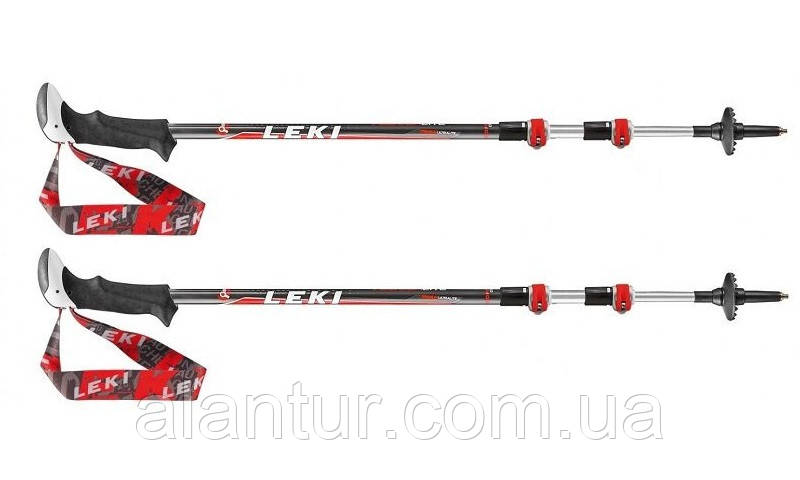 Палички для трекінгу Leki Albula Lite з системою SpeedLock, довжина 67-135 см, легкі та зручні., фото 1