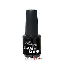 Каучуковий топ без липкого шару Nail Apex Glam Shine 15 мл