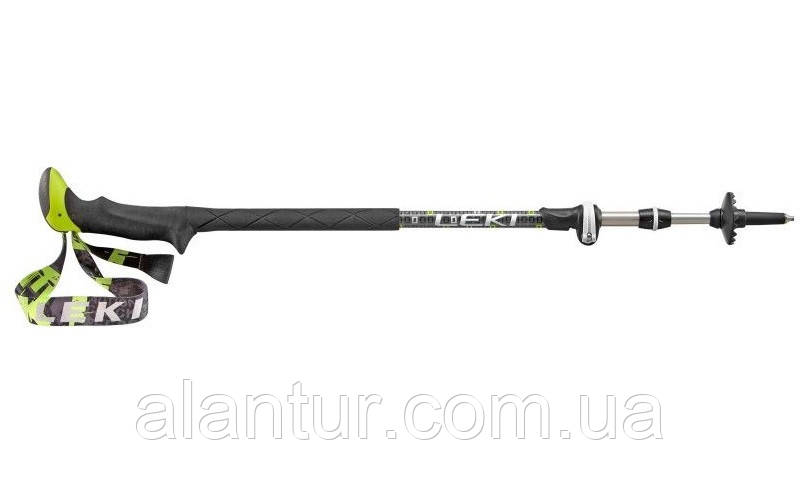 Трекінгові палиці Leki Thermolite XL AS SpeedLock, з системою AntiShock, 69-135 см, алюміній, чорні, фото 1