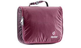 Несесер Deuter Wash Center Lite I бордовий 1,5 л з гачком і сітчастими кишенями