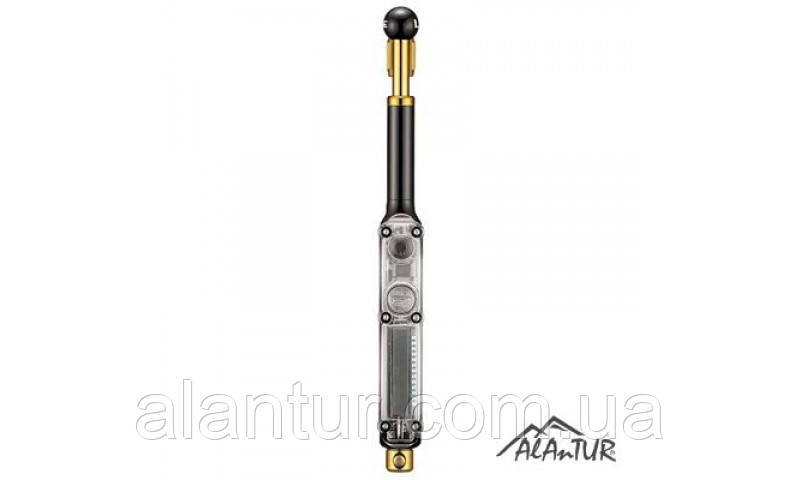 Насос Lezyne DIGITAL SHOCK DRIVE для велосипедів з цифровим манометром, чорний/золотистий, фото 1