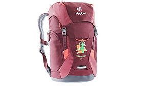 Рюкзак Deuter Waldfuchs 14, червоний, легкий та зручний для дітей, з дощовиком.
