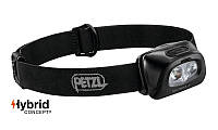 Налобный туристический фонарь светодиодный с красным светом Petzl Tactikka+ black для походов в горы, кемпинга