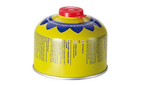 Газовий балон Meva 230 г, різьбовий, для туризму та кемпінгу, пропан-бутан 30/70