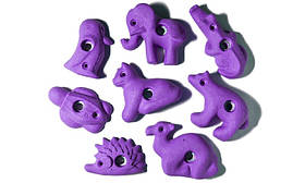 Комплект захватів Ukrholds Set Baby1 для дитячого скеледрому, 8 шт. великих захватів.