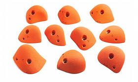 Комплект захватів Ukrholds Set H3 для скеледромів, 10 штук, різні кольори