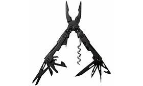 Мультитул SOG PowerLitre Black, 17 інструментів, сталь, компактний 130 г