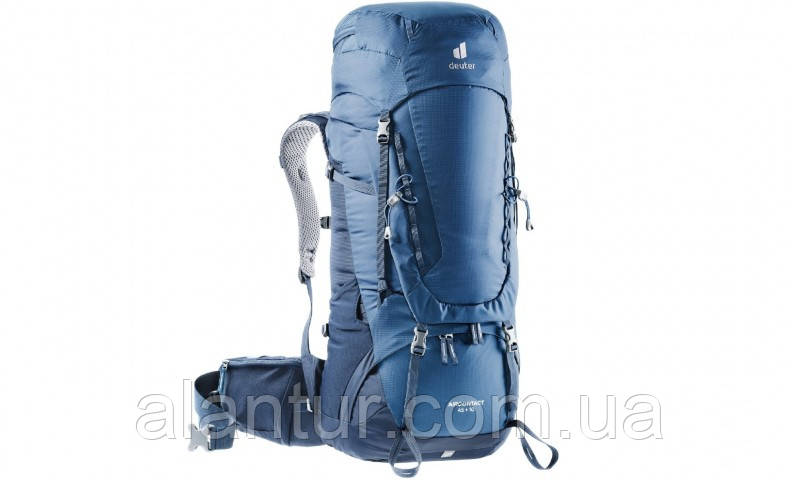 Рюкзак Deuter Aircontact 45+10, синій, для походів, легкий і місткий, 2.29 кг, фото 1
