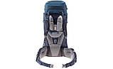 Рюкзак Deuter Aircontact 45+10, синій, для походів, легкий і місткий, 2.29 кг, фото 2