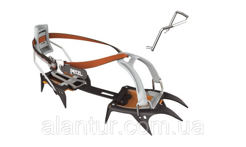 Кошки Petzl IRVIS LL Universel для скі-альпінізму, 10 зубців, легкі, антиподліпи ANTISNOW, фото 1