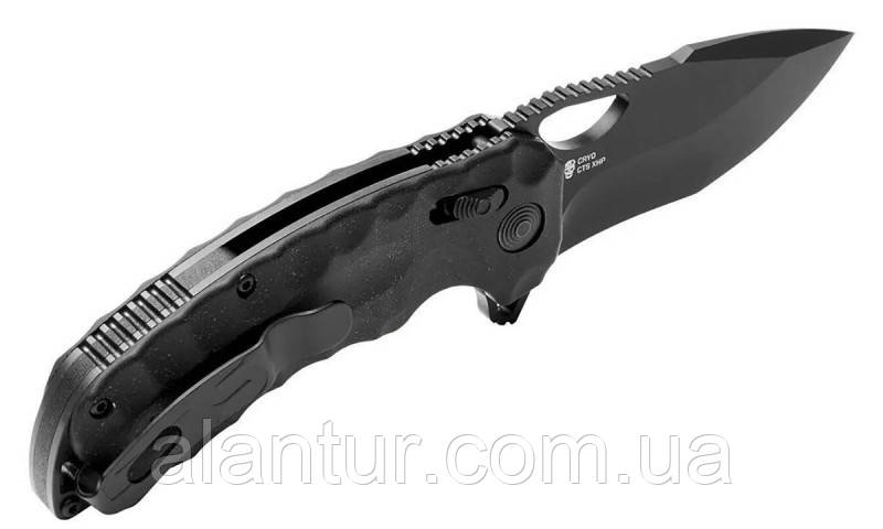 Складаний ніж SOG Kiku XR Black, лезо CTS-XHP, 186 мм, для туризму та повсякденного використання, фото 1