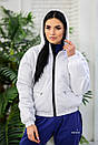 Стильна молодіжна жіноча коротка куртка з капюшоном "Амелія", жіночі весняні куртки, фото 4