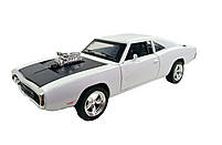 Машинка іграшкова АвтоЕксерт «1970 Dodge Charger RT» Білий 18 см (LF-11230), фото 5