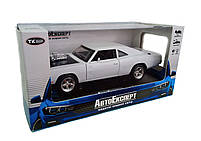 Машинка іграшкова АвтоЕксерт «1970 Dodge Charger RT» Білий 18 см (LF-11230), фото 6
